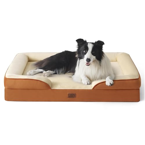 Bedsure Pet Bed Mat in 35"l X 25"w X 6.5"th, Ember Clay