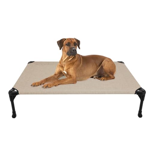 Veehoo Pet Bed Mat in 45.0"L x 33.0"W x 7.0"Th, Beige Coffee
