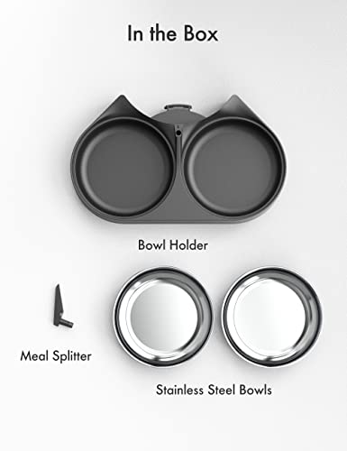 PETLIBRO Pet Feeder in Dual Tray, Black