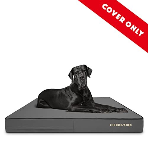 The Dog's Balls Pet Supplies in XXL Spare Cover (6" Deep), Grey with Black Trim