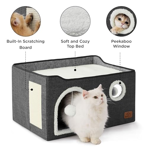 Bedsure Pet Activity Structure in Widen, Dark Grey
