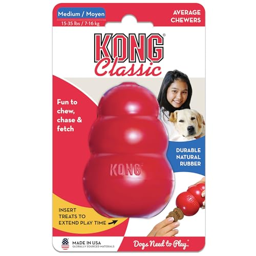 KONG Pet Toy in Medium (Pack of 3), Red