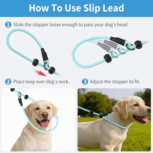 kazazoo Leash in Adjustable, 5.5ft to 8.5ft, Blue Leopard