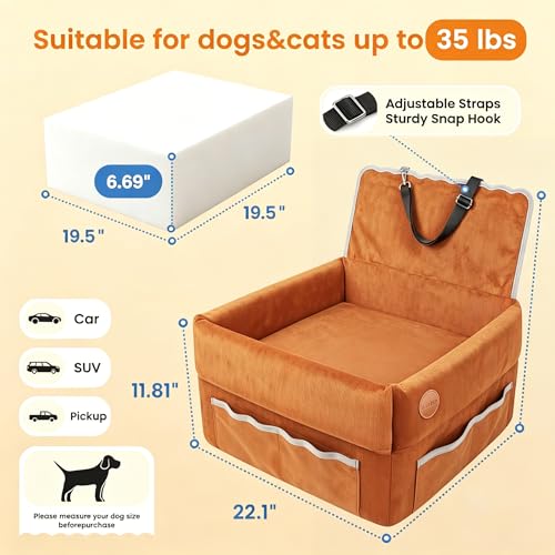 Amztrip Pet Seat in Large, Orange
