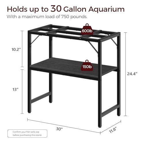 MAHANCRIS Item Stand in 30 Gallon, Black