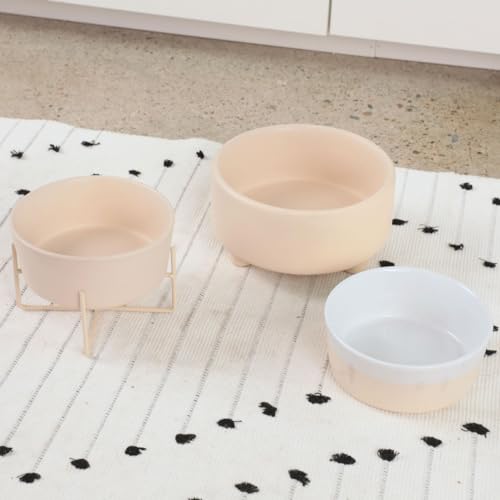 Waggo Pet Feeder in Small, Buttercream