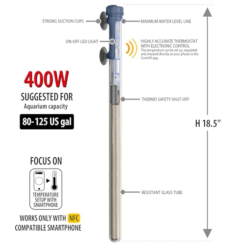 Sicce Immersion Heater in 400 Watt (80-125 Gallon)