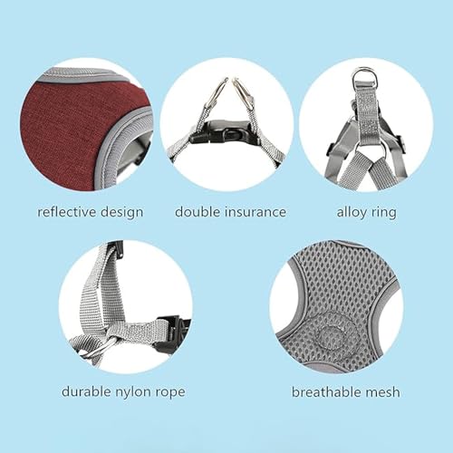 SAEGYPET Animal Harness in XS, Red