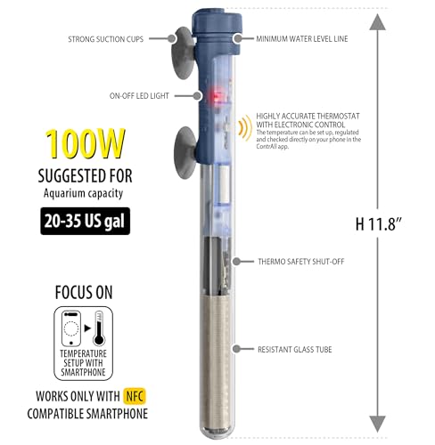 Sicce Immersion Heater in 100 Watt (20-35 Gallon)