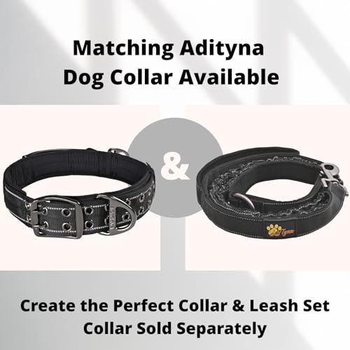 ADITYNA Leash in 6ft to 7.5ft, Black