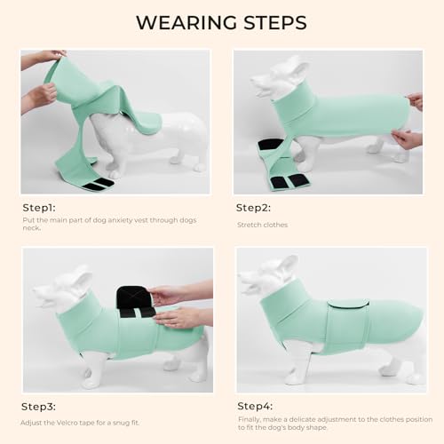 Haloumoning Pet Apparel in X-Small, Mint Green