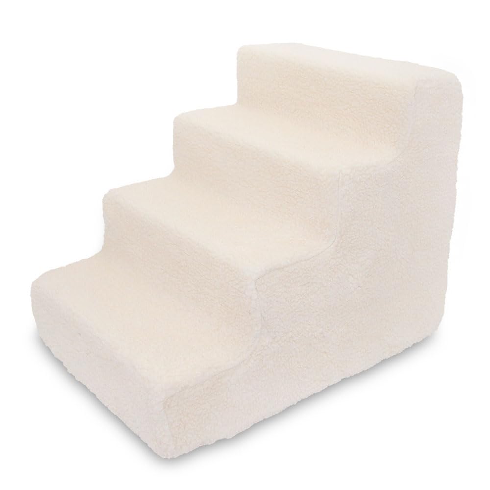 Best Pet Supplies Animal Stair in H: 18 Inches, Lambswool