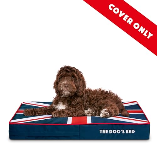 The Dog's Balls Pet Supplies in Medium Spare Cover (4" Deep), Union Jack (UK)