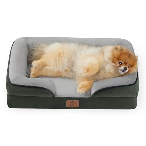 Bedsure Pet Bed Mat in 24"l X 18"w X 6"th, Dark Green