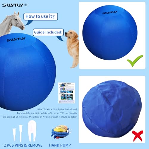 SWYIVY Recreation Ball in 30", Blue