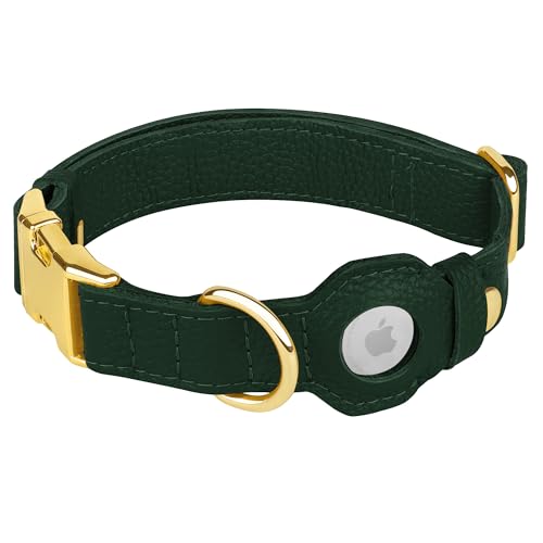 BUDKAS Animal Collar in XS, 9"-12" Neck Fit, Green