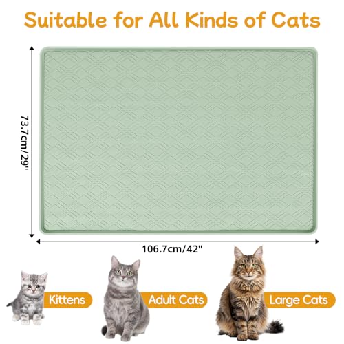 Lanstics Pet Placemat in 42"L x 29"W, Beige
