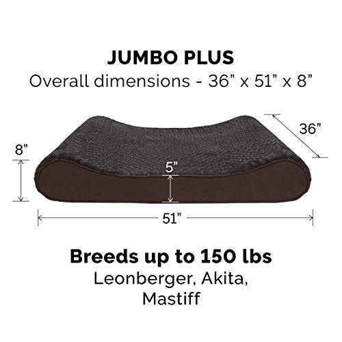 Furhaven Pet Bed Mat in Jumbo Plus, Ultra Plush (Chocolate)