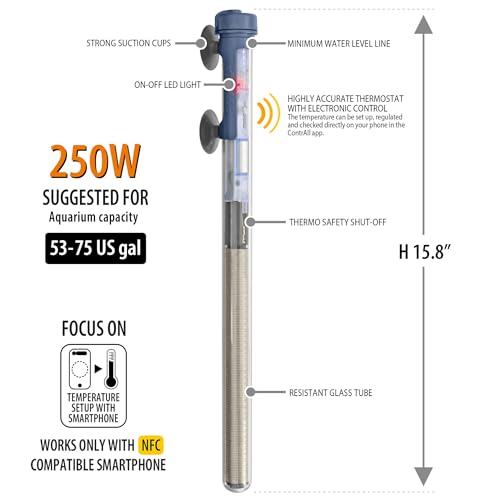 Sicce Immersion Heater in 250 Watt (53-75 Gallon)