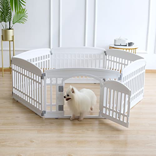 Gupamiga Pet Playpen in White
