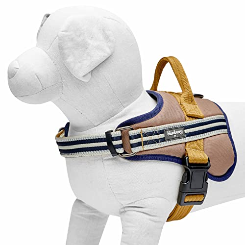 Blueberry Pet Animal Harness in Medium, Blue-gray and Olive