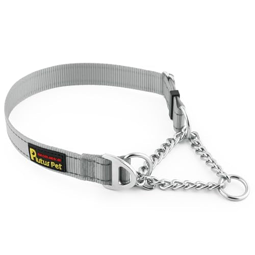 PLUTUS PET Animal Collar in Small, Gray