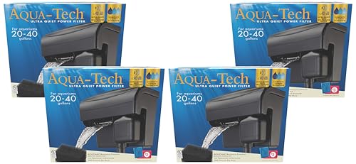 AQUA-TECH Aquarium Pond Water Treatment in New - 20 to 40 Gallon (Pack of 4)