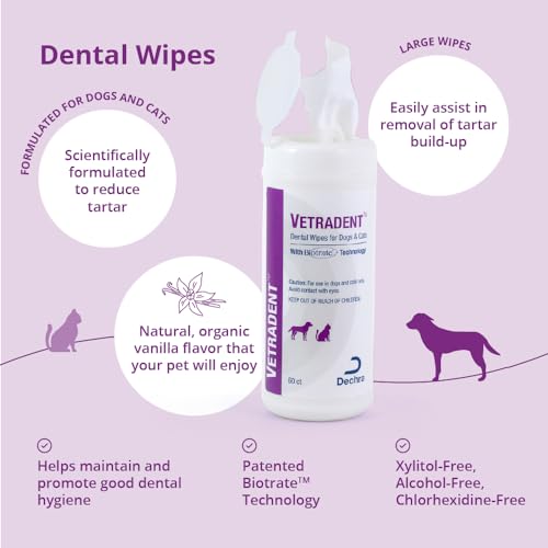 Vetradent Pet Supplies in 60ct, White