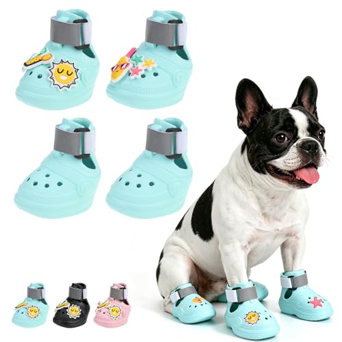 KOOLTAIL Paw Hoof Protector in 3#(Paw Width 1.6-2in), Green