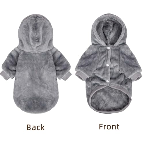 FABRICASTLE Pet Apparel in XX-Small, Light grey