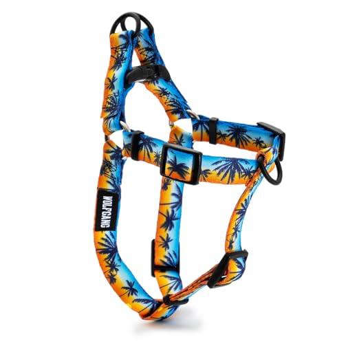 Wolfgang Man & Beast Animal Harness in Medium (5/8 Inch x 16-24 Inch), SunsetPalms Print