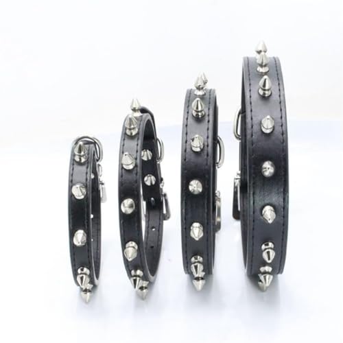 WeimoMonkey Animal Collar in X-Small(Neck7.5-10"), 40 Black