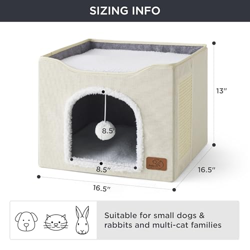 Bedsure Pet Activity Structure in Single, Ivory