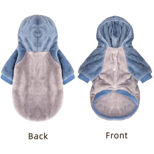 FABRICASTLE Pet Apparel in XX-Small, Lightgrey-Blue