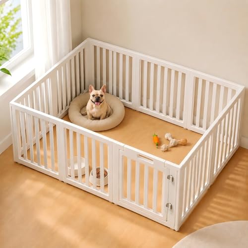 everfront Pet Playpen in 30", White