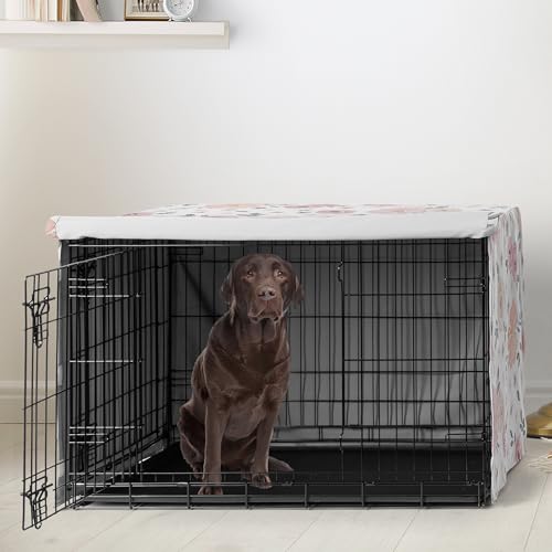 Sweet Jojo Designs Animal Cage in 42in. x 28.5in. x 30in., Pink and Grey Watercolor