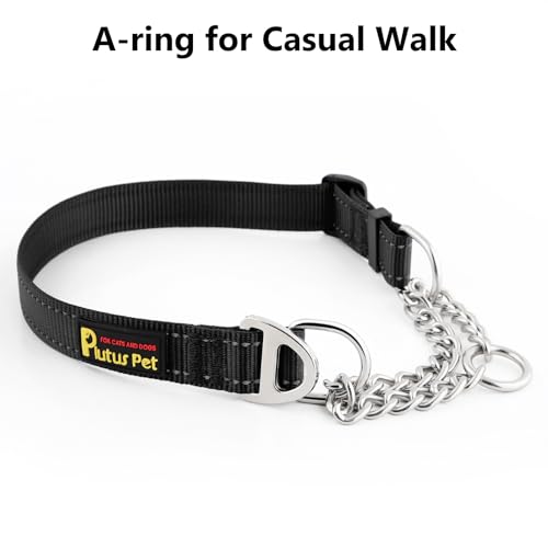 PLUTUS PET Animal Collar in Small, Black