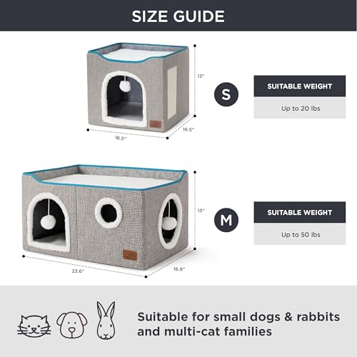 Bedsure Pet Activity Structure in Widen, Grey