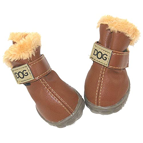 WINSOON Paw Hoof Protector in Size 3, Light Brown