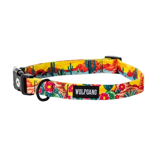 Wolfgang Man & Beast Animal Collar in Small (5/8 Inch x 8-12 Inch), PackLeader Print