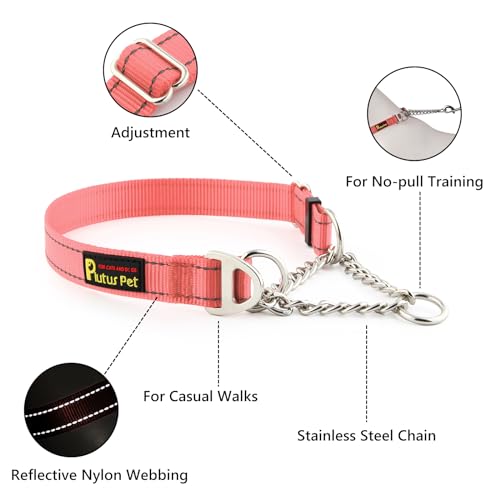 PLUTUS PET Animal Collar in Small, Pink