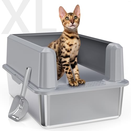 WoofiGo Litter Box in X-Large, SH-Light Gray