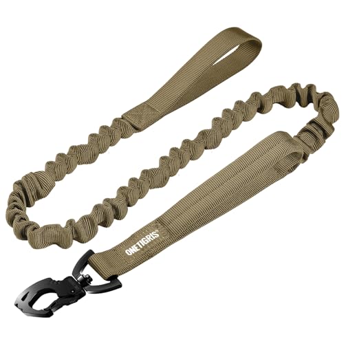 ONETIGRIS Leash in 85cm-118cm/33.5in-46.5in, Brown