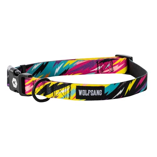 Wolfgang Man & Beast Animal Collar in Small (5/8 Inch x 8-12 Inch), FuzzyTails Print