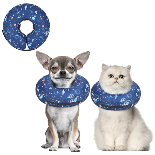 Supet Animal Recovery Collar Cone in XS(Neck 4"-7"), Star
