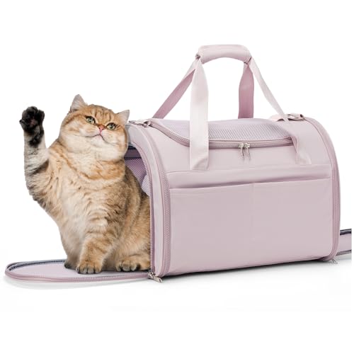 WEPLAN Animal Carrier in 18.1"L x 11.8"W x 12.9"H, Pink