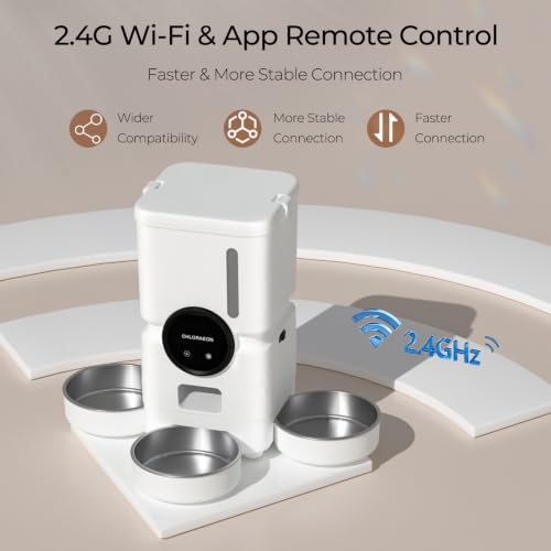 Chloraeon Pet Feeder in Warm White