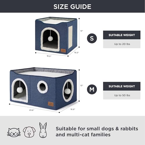 Bedsure Pet Activity Structure in Widen, Blue