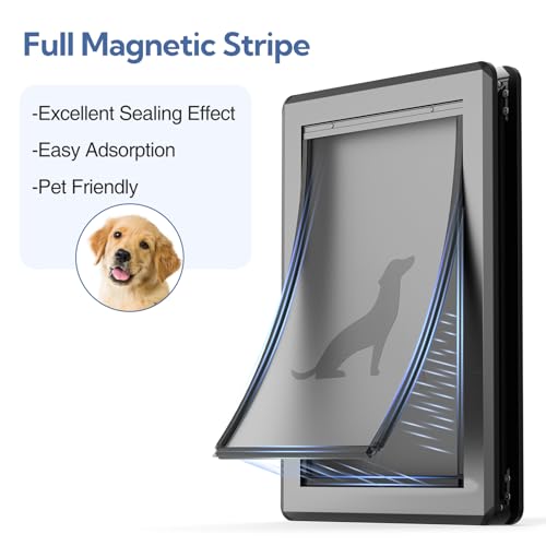 Parab House Pet Door in Dark Black
