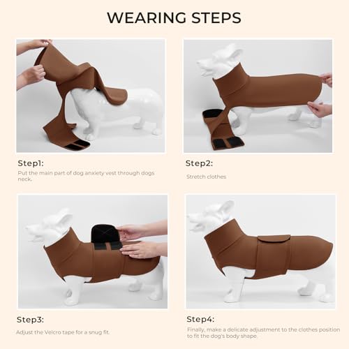 Haloumoning Pet Apparel in X-Small, Coffee